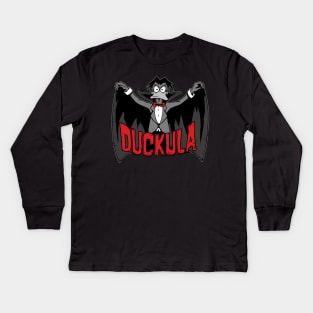 Duckula, Count Duckula Kids Long Sleeve T-Shirt